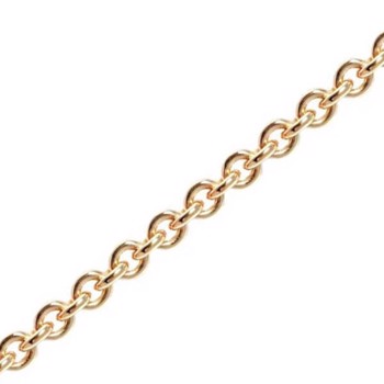 Anker rund - 14 kt gold - Armbänder, Fußkettchen & Halsketten